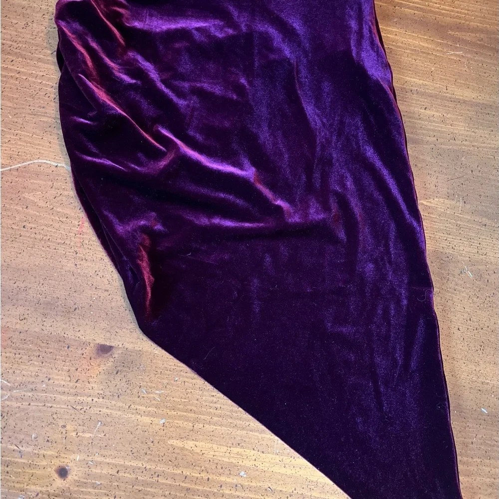 Weissman Mixify Black Cherry 2-Piece Velvet Dance Costume - Medium Adult - Picture 8 of 12